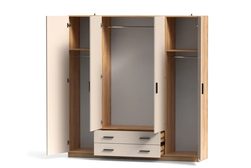 ARMARIO 4PTAS. 2C ELBA MAUVELLA-BEIG