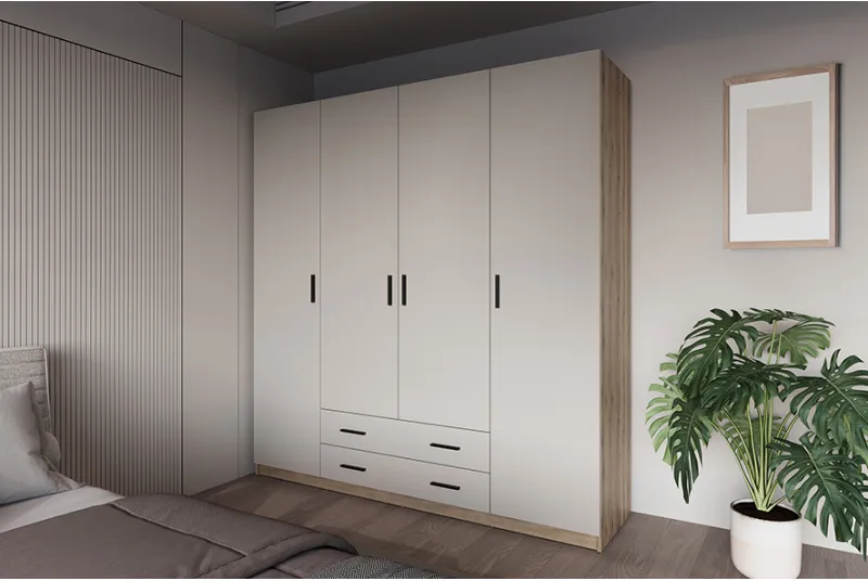 ARMARIO 4PTAS. 2C ELBA MAUVELLA-BEIG