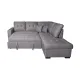SHAISELONGUE CAMA DCHA. ISIS TAP.MALMO 90 GRIS