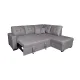 SHAISELONGUE CAMA DCHA. ISIS TAP.MALMO 90 GRIS