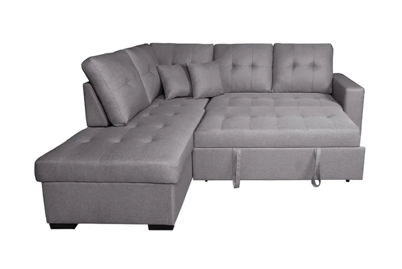 SHAISELONGUE CAMA IZDA. ISIS TAP.MALMO 90 GRIS