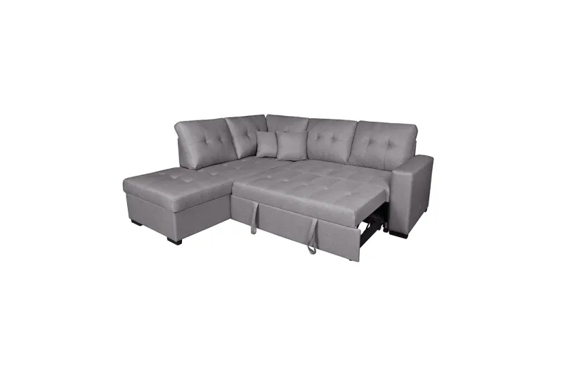 SHAISELONGUE CAMA IZDA. ISIS TAP.MALMO 90 GRIS