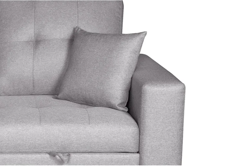 SHAISELONGUE CAMA IZDA. ISIS TAP.MALMO 90 GRIS