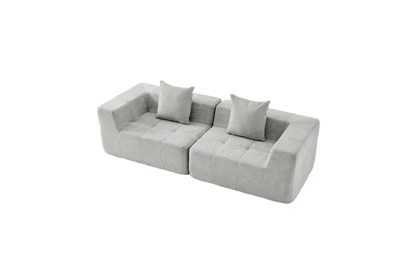 SOFA 3 PLAZAS (ENVASADO AL VACIO) KEN GRIS