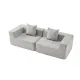 SOFA 3 PLAZAS (ENVASADO AL VACIO) KEN GRIS