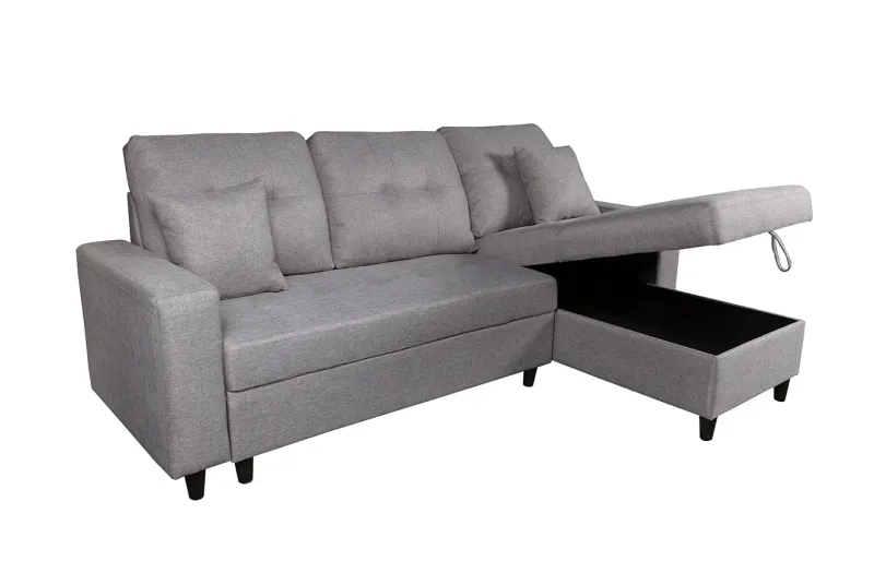 SHAISELONGUE C/ARCÓN DCHA. NORMAN TAP.MALMO 90 GRIS