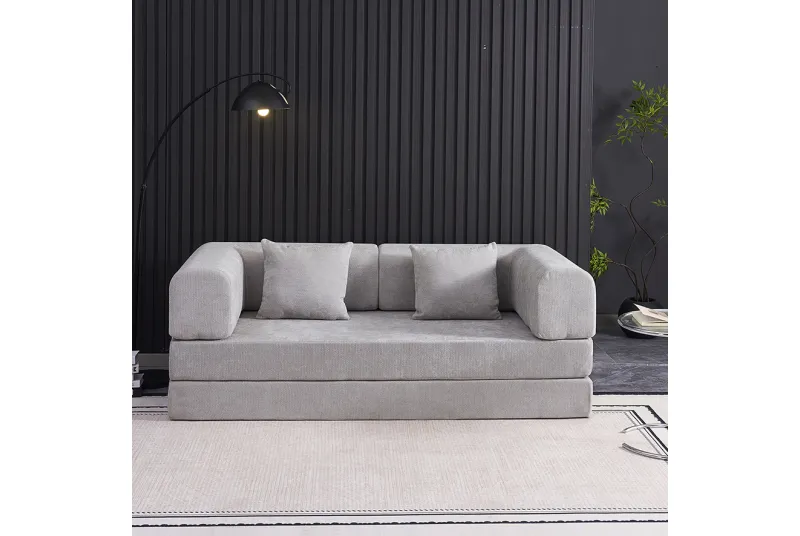 SOFA 3 PLAZAS MULTIPOSICION (ENVASADO AL VACIO) OSLO GRIS