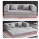 SOFA 3 PLAZAS MULTIPOSICION (ENVASADO AL VACIO) OSLO GRIS