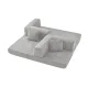 SOFA 3 PLAZAS MULTIPOSICION (ENVASADO AL VACIO) OSLO GRIS