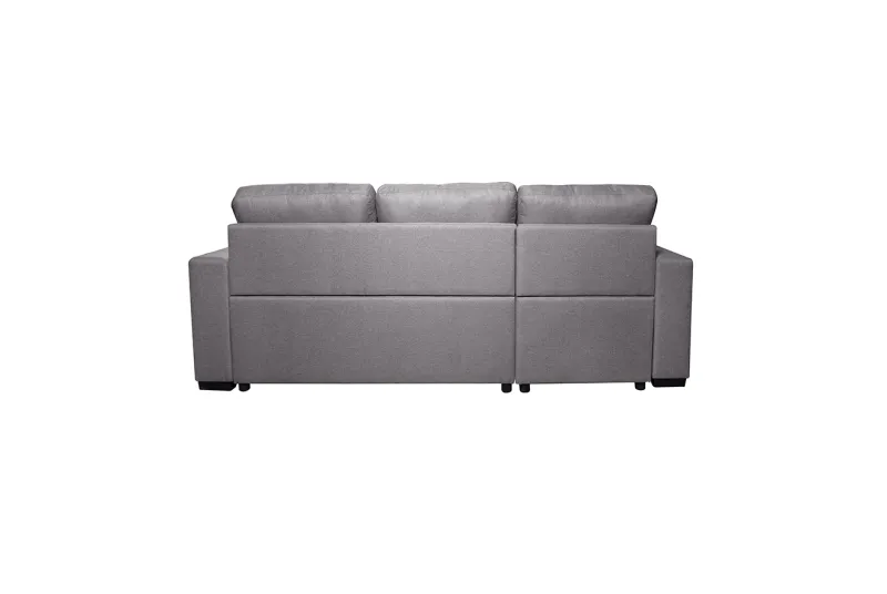 SHAISELONGUE CAMA C/ARCÓN SALEM TAP.MALMO 90 GRIS