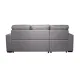SHAISELONGUE CAMA C/ARCÓN SALEM TAP.MALMO 90 GRIS