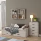 DORMITORIO JUVENIL S/ARMARIO AURA AMB.02 BEIG