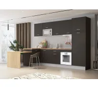 EXPORT COMPOSICION 03 COCINA 300X220CM ANTRACITA-MEDIEVAL