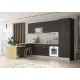 EXPORT COMPOSICION 03 COCINA 300X220CM ANTRACITA-MEDIEVAL