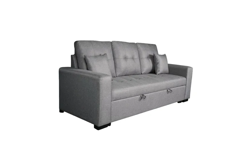 SOFA CAMA 3 PLAZAS SENRA TAP.MALMO 90 GRIS