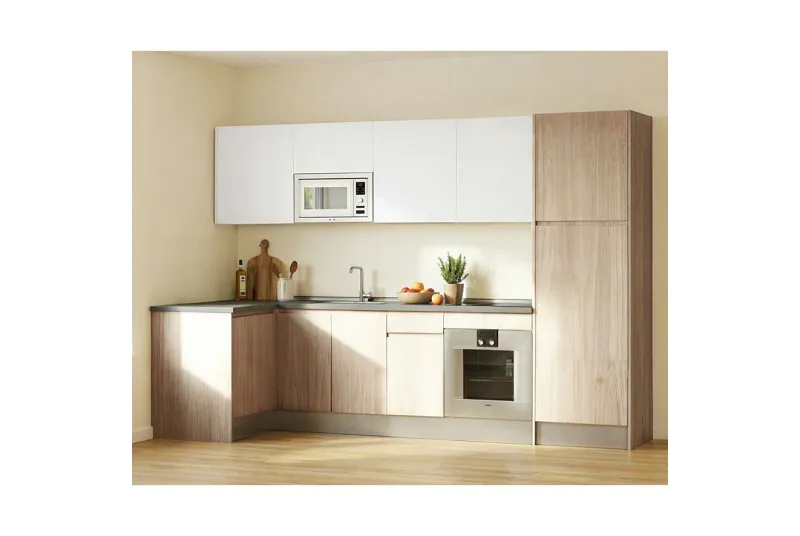 COMPOSICION COCINA 310X124CM. VINCI TOOP ROBLE AURORA