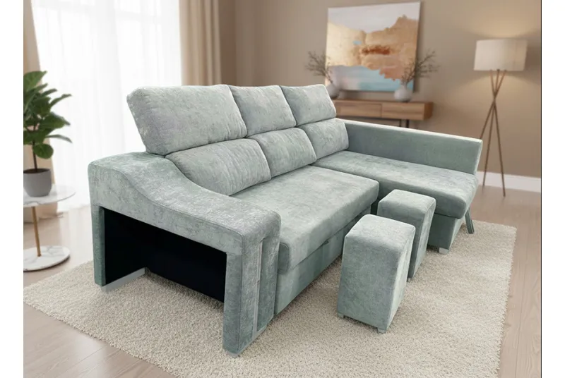 SHAISELONGUE CAMA DCHA. CARLA GRIS