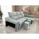 SHAISELONGUE CAMA DCHA. CARLA GRIS