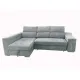 SHAISELONGUE CAMA IZDA. CARLA GRIS