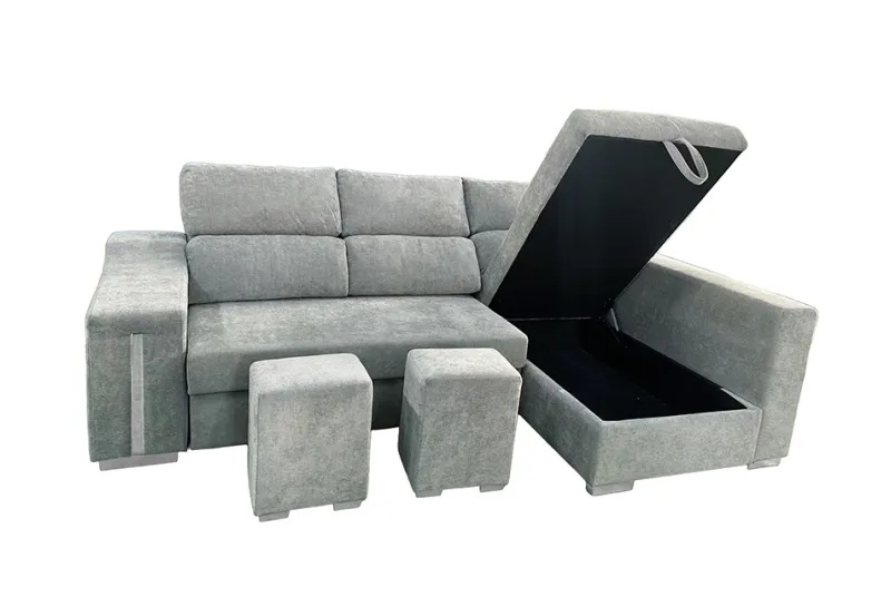 SHAISELONGUE CAMA DCHA. CARLA GRIS
