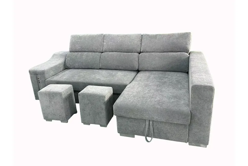 SHAISELONGUE CAMA DCHA. CARLA GRIS