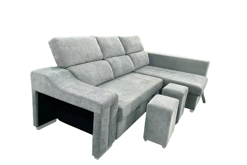 SHAISELONGUE CAMA DCHA. CARLA GRIS