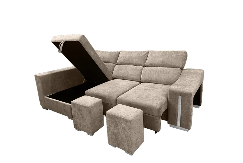 SHAISELONGUE CAMA XL IZDA. MENUA BEIG
