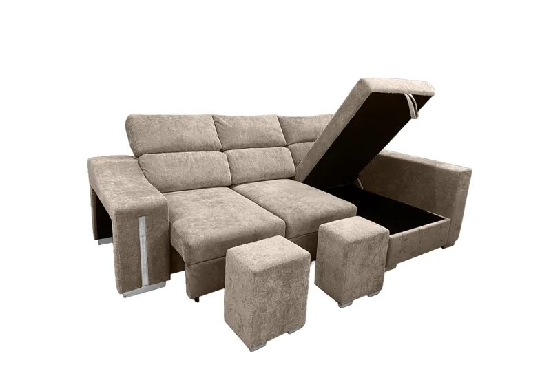 SHAISELONGUE CAMA XL DCHA. MENUA BEIG