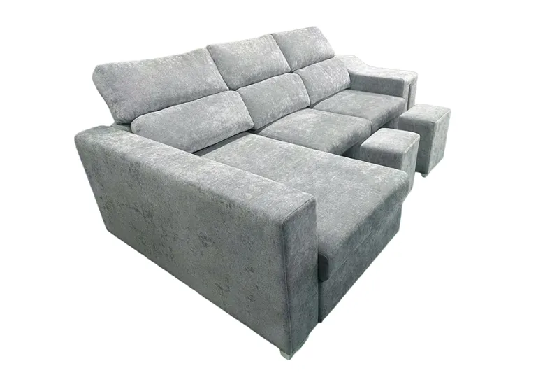 SHAISELONGUE CAMA XL IZDA. MENUA GRIS
