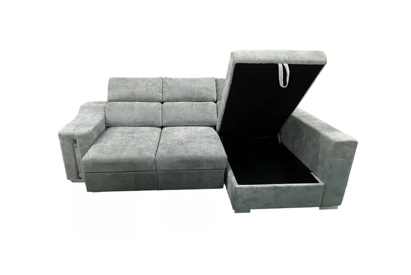 SHAISELONGUE CAMA XL DCHA. MENUA GRIS