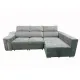 SHAISELONGUE CAMA XL DCHA. MENUA GRIS