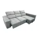 SHAISELONGUE CAMA XL DCHA. MENUA GRIS