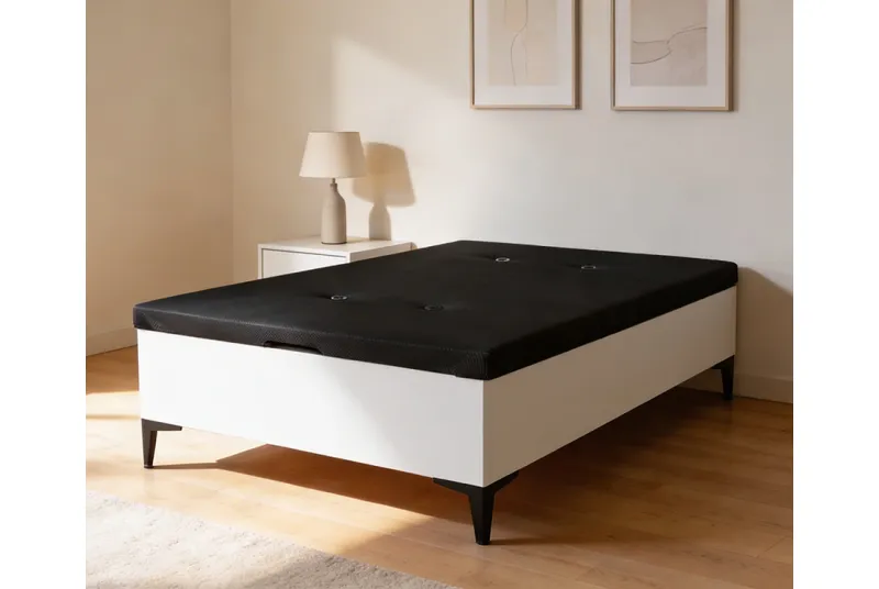 CANAPE 135X190 T/3D NEGRA RUMBERA RUMBERO BLANCO