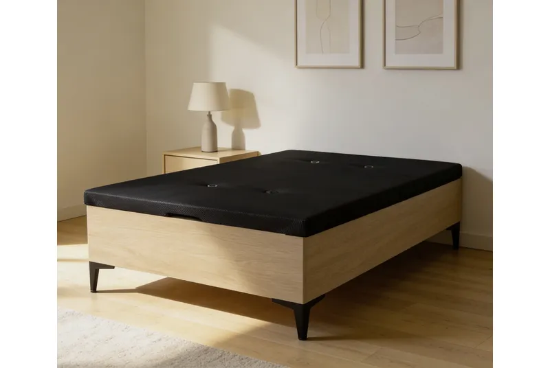 CANAPE 135X190 T/3D NEGRA RUMBERA RUMBERO ROBLE AURORA