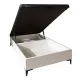 CANAPE 90X190 T/3D NEGRA RUMBERA RUMBERO BLANCO