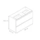 CONJUNTO BAÑO MUEBLE 2C-80CM FAMILY TECH MEDIEVAL MEDIO