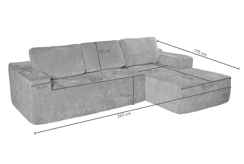 SHAISELONGUE IZDA. (ENVASADO AL VACIO) DULCE BEIG
