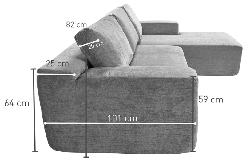 SHAISELONGUE DCHA. (ENVASADO AL VACIO) DULCE BEIG