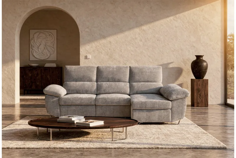 SHAISELONGUE DCHA. CAMA C/ARCÓN ABAD GRIS