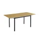 CONJUNTO MESA EXT. CAMDEN + 4 SILLAS MORGAN BEIG