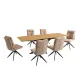 CONJUNTO MESA EXT. KELLER + 6 SILLAS SHELTON BEIG