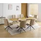 CONJUNTO MESA EXT. KELLER + 6 SILLAS SHELTON BEIG