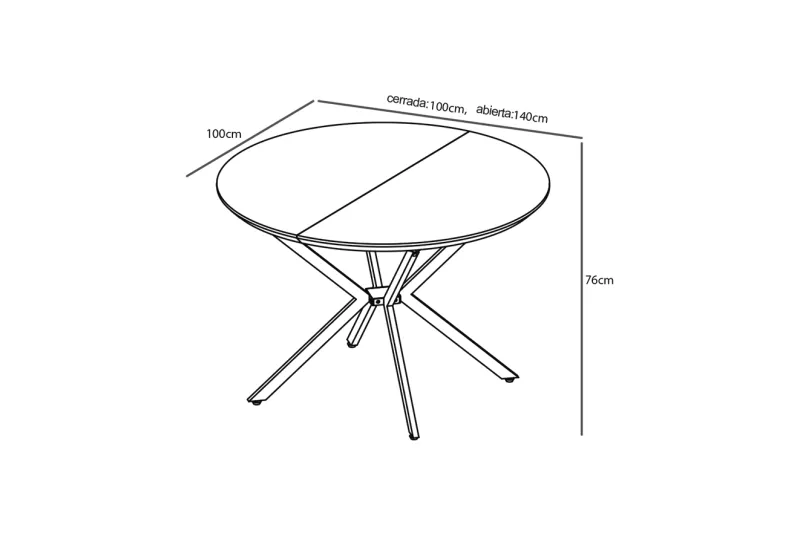 CONJUNTO MESA EXT. WINSOR + 2 SILLONES DEVON BEIG