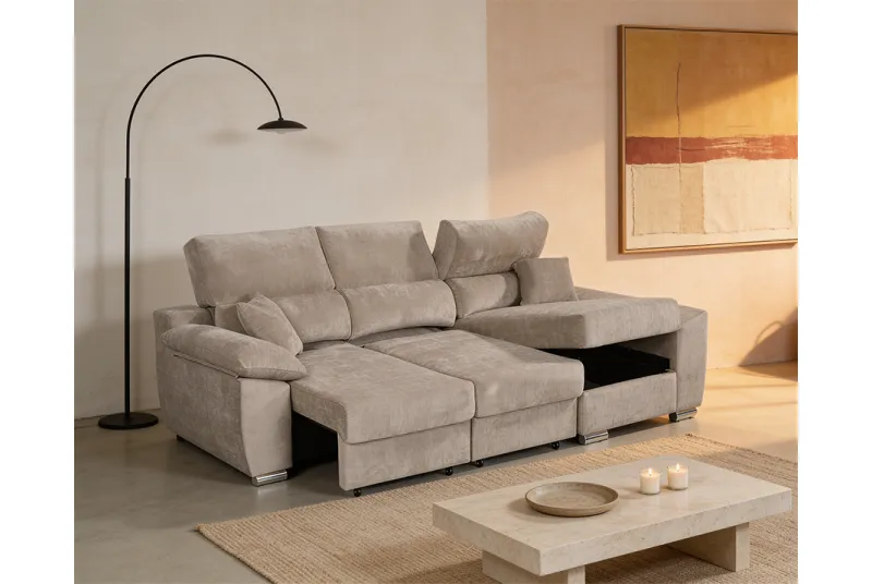 SHAISELONGUE DCHA. CAMA C/ARCÓN PEDRO BEIG