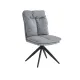 JUEGO DE 2 SILLAS GIRATORIAS TAP.ARAGON SHELTON GRIS