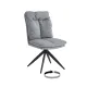JUEGO DE 2 SILLAS GIRATORIAS TAP.ARAGON SHELTON GRIS