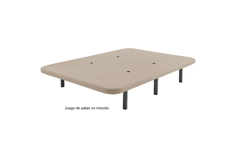 BASE TAPIZADA 3D 4 AIREA. 90X190 VEGA BEIG