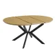 MESA EXTENSIBLE TAPA MDF WINSOR NEGRO