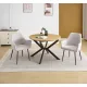 CONJUNTO MESA EXT. WINSOR + 2 SILLONES DEVON BEIG